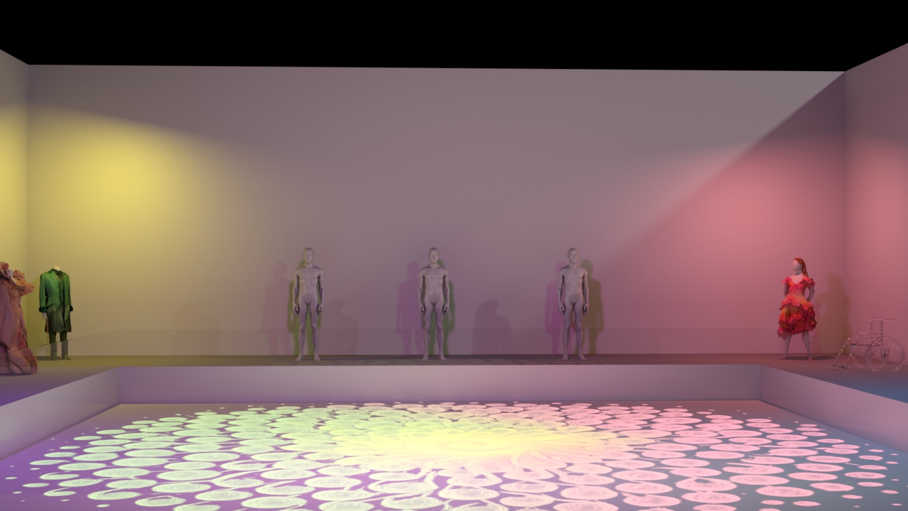 Room 5 — additional elevation lighting test render